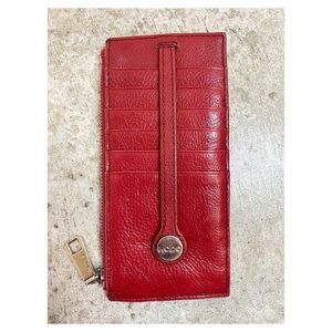 HOBO International Metro Slide Card Wallet leather